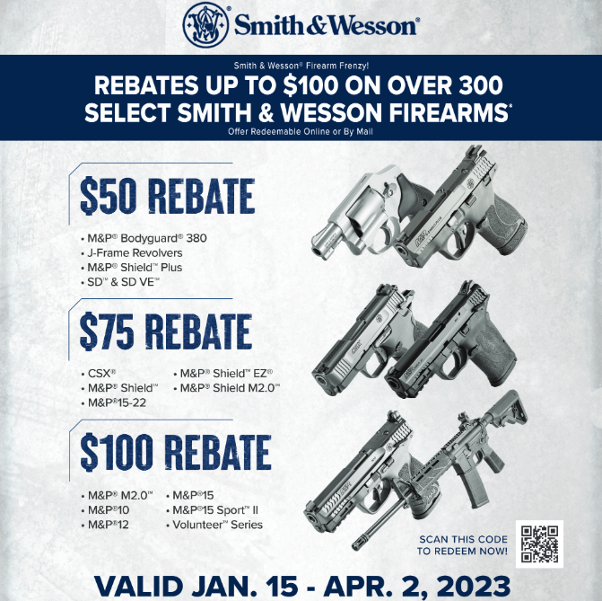 Smith & Wesson rebate